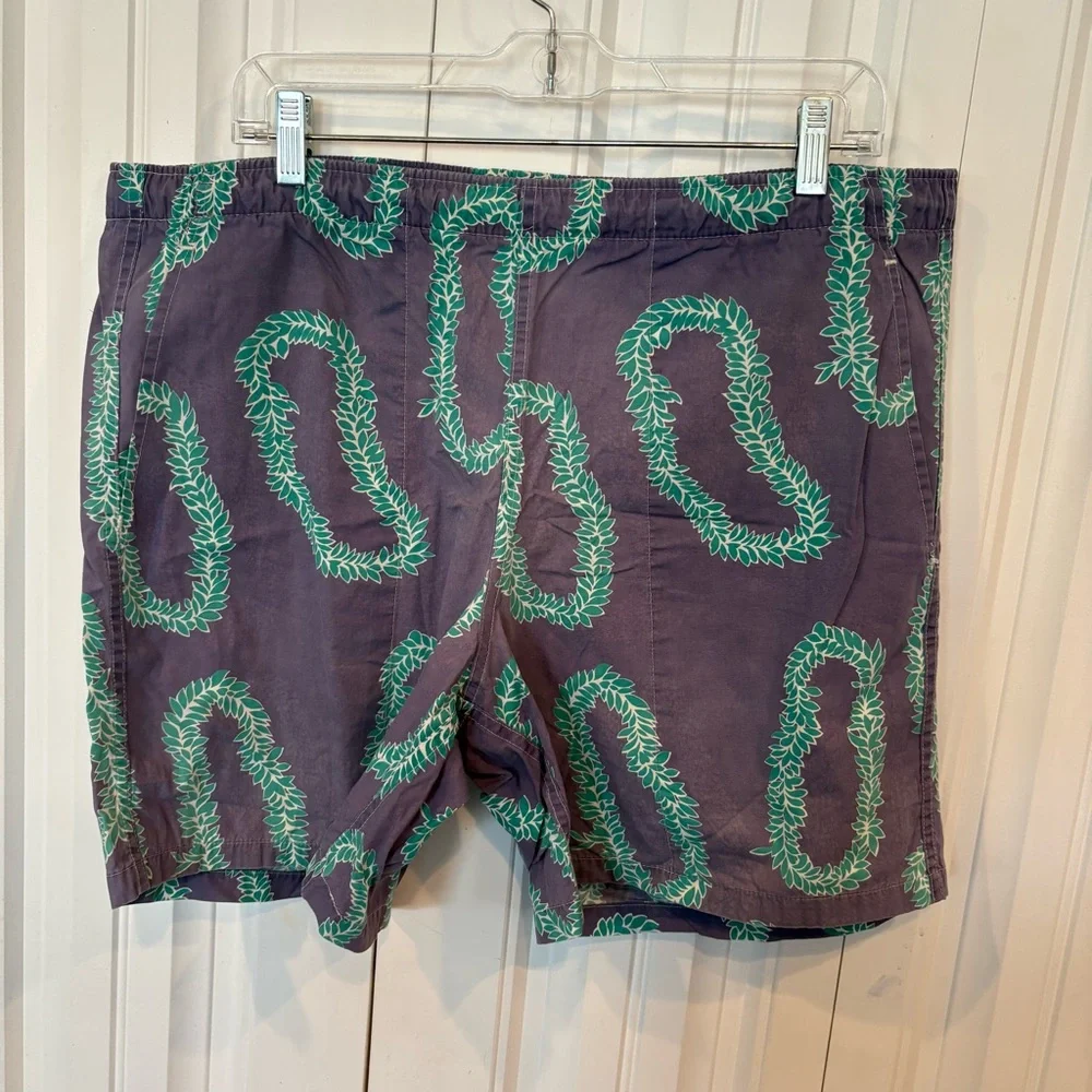 Water Prints By Reyn Spooner Swim Trunks‎ Size Medium